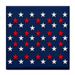 Patriotic colors america usa red Tile Coaster Front