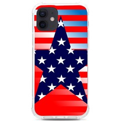 Patriotic American Usa Design Red Iphone 12/12 Pro Tpu Uv Print Case by Celenk