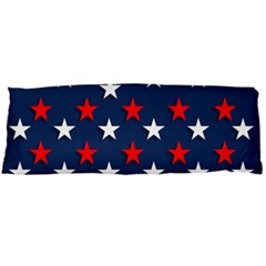 Patriotic Colors America Usa Red Body Pillow Case (dakimakura) by Celenk