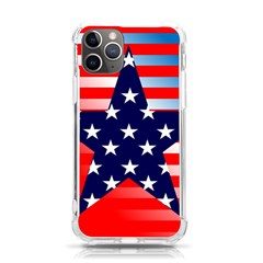 Patriotic American Usa Design Red Iphone 11 Pro 5 8 Inch Tpu Uv Print Case by Celenk