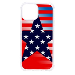 Patriotic American Usa Design Red Iphone 13 Mini Tpu Uv Print Case