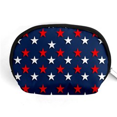 Patriotic Colors America Usa Red Accessory Pouch (medium) by Celenk