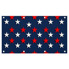 Patriotic Colors America Usa Red Banner And Sign 7  X 4  by Celenk