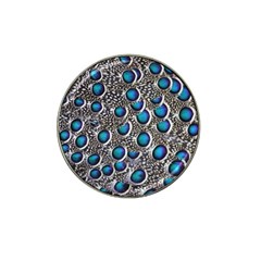 Peacock Pattern Close Up Plumage Hat Clip Ball Marker (10 Pack) by Celenk