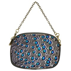 Peacock Pattern Close Up Plumage Chain Purse (one Side) by Celenk