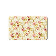 Background Pattern Flower Spring Magnet (name Card) by Celenk