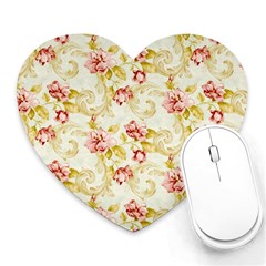 Background Pattern Flower Spring Heart Mousepad by Celenk