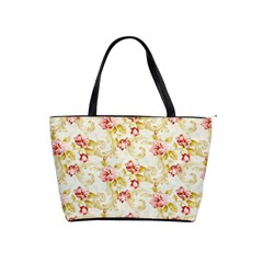 Background Pattern Flower Spring Classic Shoulder Handbag by Celenk