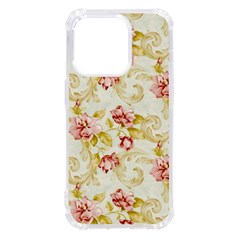 Background Pattern Flower Spring Iphone 14 Pro Tpu Uv Print Case by Celenk