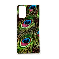 Peacock Feathers Color Plumage Samsung Galaxy Note 20 Tpu Uv Case by Celenk