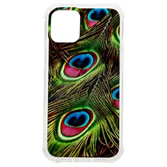 Peacock Feathers Color Plumage Iphone 12 Mini Tpu Uv Print Case	 by Celenk