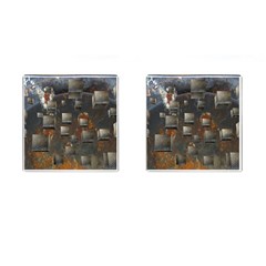 Background Metal Pattern Texture Cufflinks (square) by Celenk