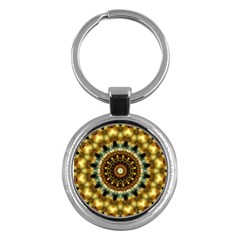 Pattern Abstract Background Art Key Chain (round) by Celenk