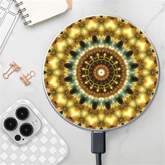 Pattern Abstract Background Art Wireless Fast Charger(white) by Celenk