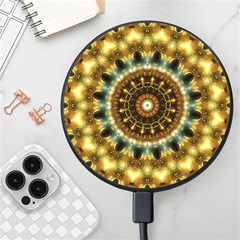 Pattern Abstract Background Art Wireless Fast Charger(black) by Celenk