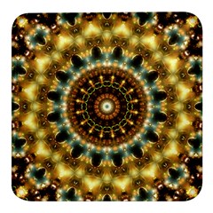 Pattern Abstract Background Art Square Glass Fridge Magnet (4 Pack) by Celenk