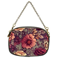 Flowers Pattern Chain Purse (two Sides)