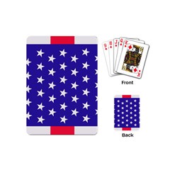 Usa Independence Day July Background Playing Cards Single Design (mini) by Vaneshop