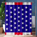 Usa Independence Day July Background Shower Curtain 60  x 72  (Medium)  60 x72  Curtain