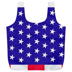 Usa Independence Day July Background Full Print Recycle Bag (xl) by Vaneshop