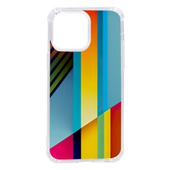 Colorful Rainbow Stripe Pattern Iphone 14 Pro Max Tpu Uv Print Case by Vaneshop