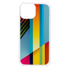 Colorful Rainbow Stripe Pattern Iphone 13 Mini Tpu Uv Print Case