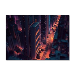 Abstract Landscape Landmark Town City Cityscape Sticker A4 (100 Pack) by Vaneshop