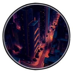 Abstract Landscape Landmark Town City Cityscape Wireless Fast Charger(black) by Vaneshop