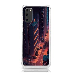 Abstract Landscape Landmark Town City Cityscape Samsung Galaxy S20 6 2 Inch Tpu Uv Case by Vaneshop