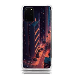 Abstract Landscape Landmark Town City Cityscape Samsung Galaxy S20plus 6 7 Inch Tpu Uv Case by Vaneshop