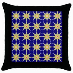 Seamless Pattern Background Throw Pillow Case (Black)