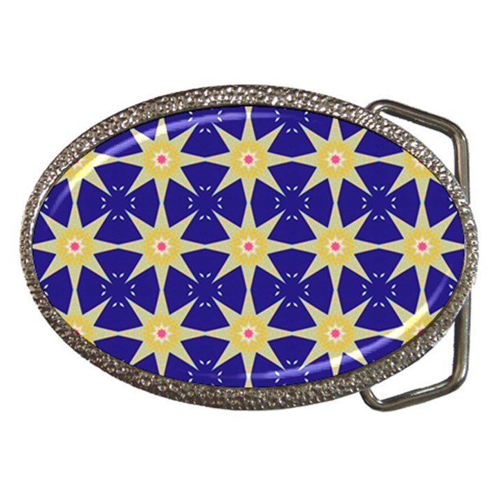 Seamless Pattern Background Belt Buckles