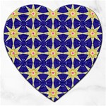 Seamless Pattern Background Jigsaw Puzzle (Heart) Front