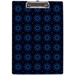 Floral Pattern Geometric Pattern A4 Acrylic Clipboard Front