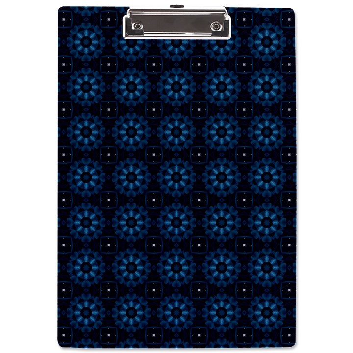 Floral Pattern Geometric Pattern A4 Acrylic Clipboard