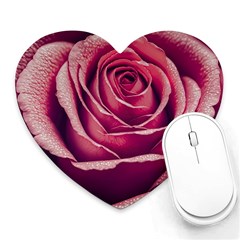 Beautiful Beauty Flower Bloom Heart Mousepad by Vaneshop