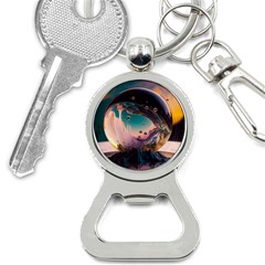 Crystal Ball Glass Sphere Lens Ball Bottle Opener Key Chain by Vaneshop