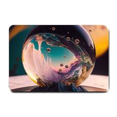 Crystal Ball Glass Sphere Lens Ball Small Doormat by Vaneshop