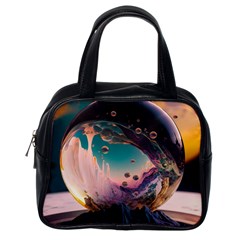 Crystal Ball Glass Sphere Lens Ball Classic Handbag (one Side) by Vaneshop