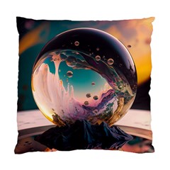 Crystal Ball Glass Sphere Lens Ball Standard Cushion Case (one Side) by Vaneshop