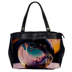 Crystal Ball Glass Sphere Lens Ball Oversize Office Handbag by Vaneshop