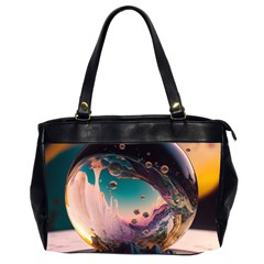 Crystal Ball Glass Sphere Lens Ball Oversize Office Handbag (2 Sides) by Vaneshop