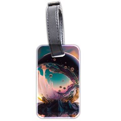 Crystal Ball Glass Sphere Lens Ball Luggage Tag (two Sides) by Vaneshop