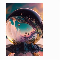 Crystal Ball Glass Sphere Lens Ball Large Garden Flag (two Sides) by Vaneshop