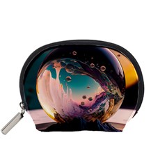 Crystal Ball Glass Sphere Lens Ball Accessory Pouch (small) by Vaneshop