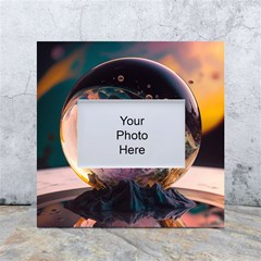 Crystal Ball Glass Sphere Lens Ball White Box Photo Frame 4  X 6  by Vaneshop