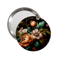 Floral Flower Blossom Bloom Flora 2 25  Handbag Mirrors by Vaneshop