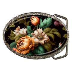 Floral Flower Blossom Bloom Flora Belt Buckles by Vaneshop