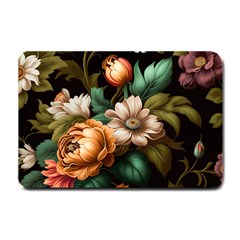 Floral Flower Blossom Bloom Flora Small Doormat by Vaneshop