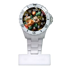 Floral Flower Blossom Bloom Flora Plastic Nurses Watch by Vaneshop